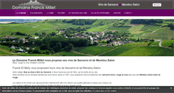 Desktop Screenshot of millet-sancerre.com