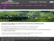 Tablet Screenshot of millet-sancerre.com